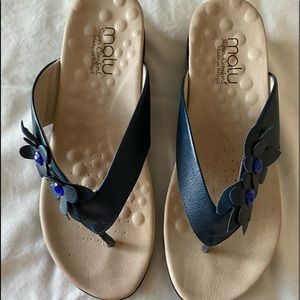 Malu navy Sandals
